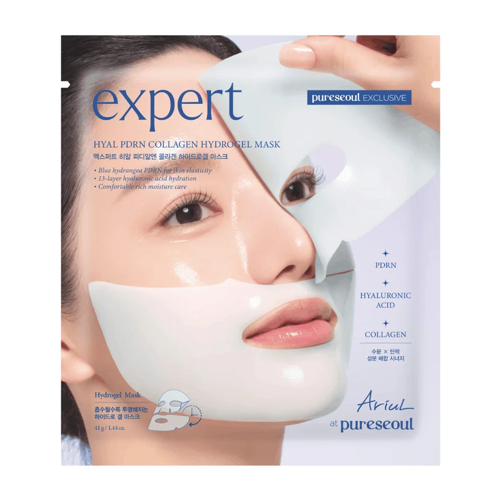 Expert Hyal Pdrn Collagen Hydrogel Mask - 1pc [pureseoul Edition]