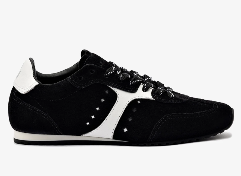 Larroud&amp;eacute;, Stella Sneaker in Black Suede