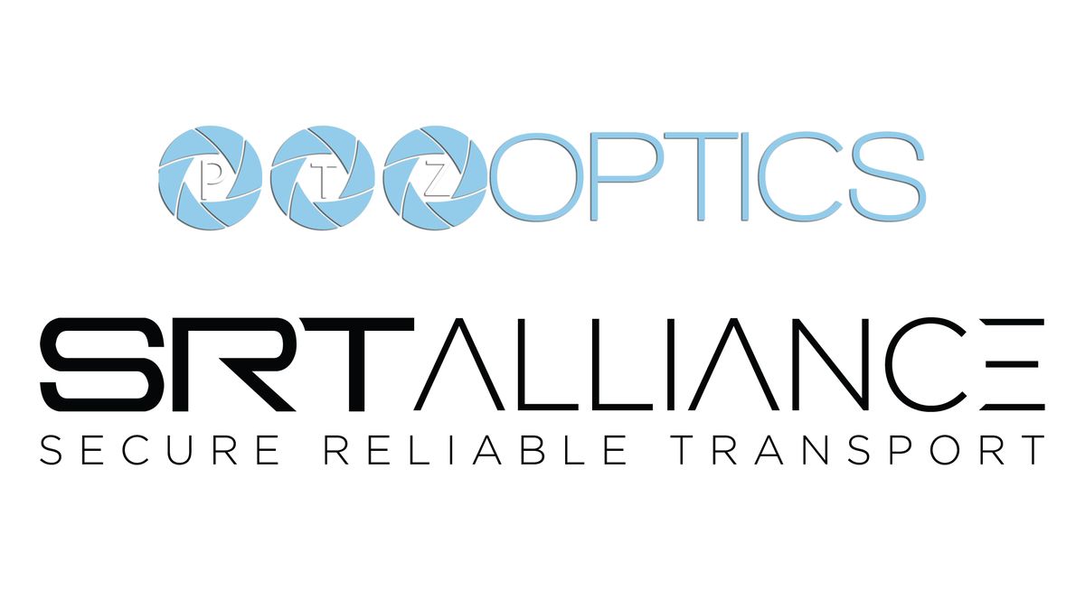 PTZOptics and SRT Alliance logos