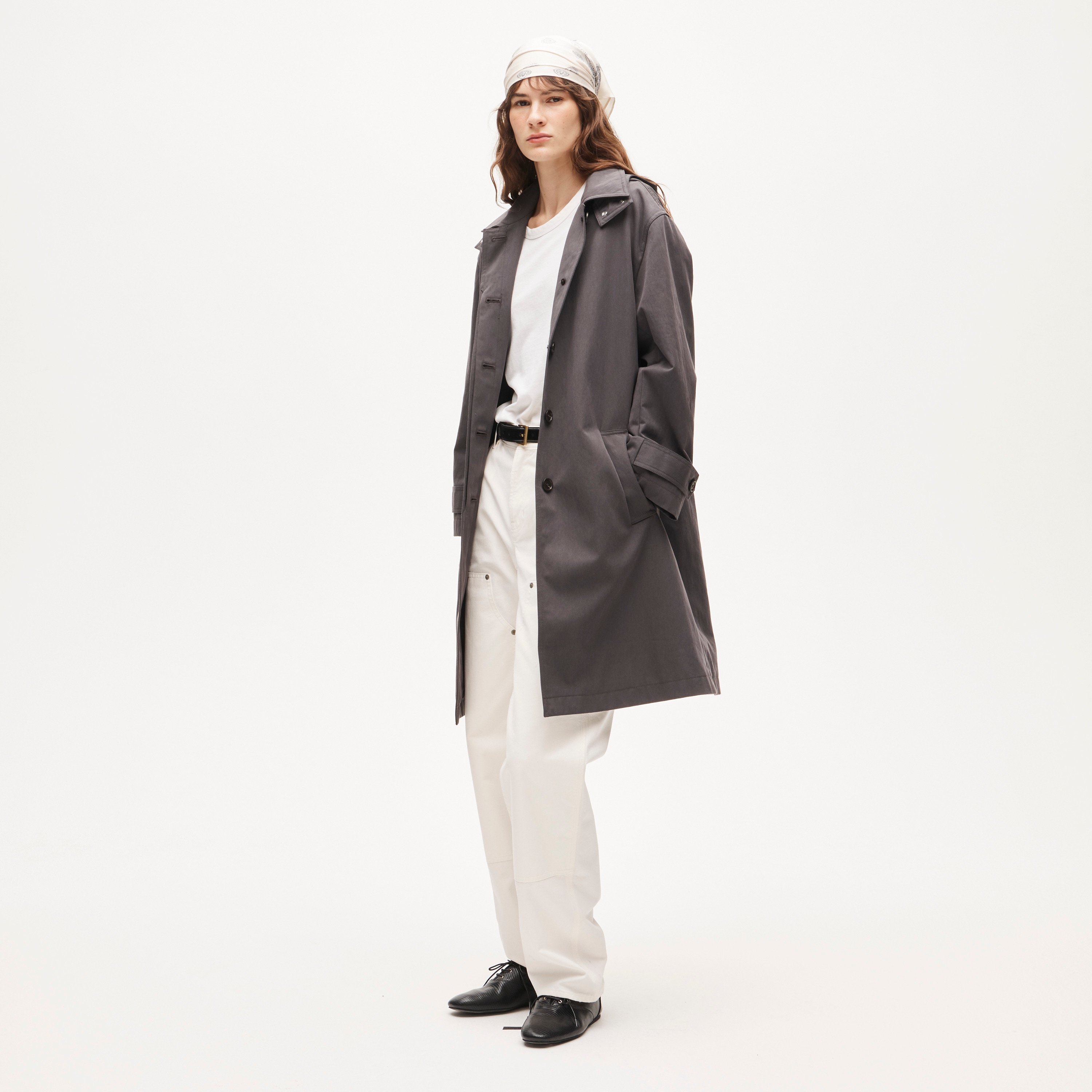 Soho Car Coat in Cotton-Blend
