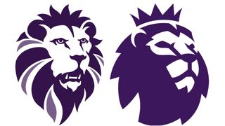 The new Ukip logo (left) is similar to that of the Premier League