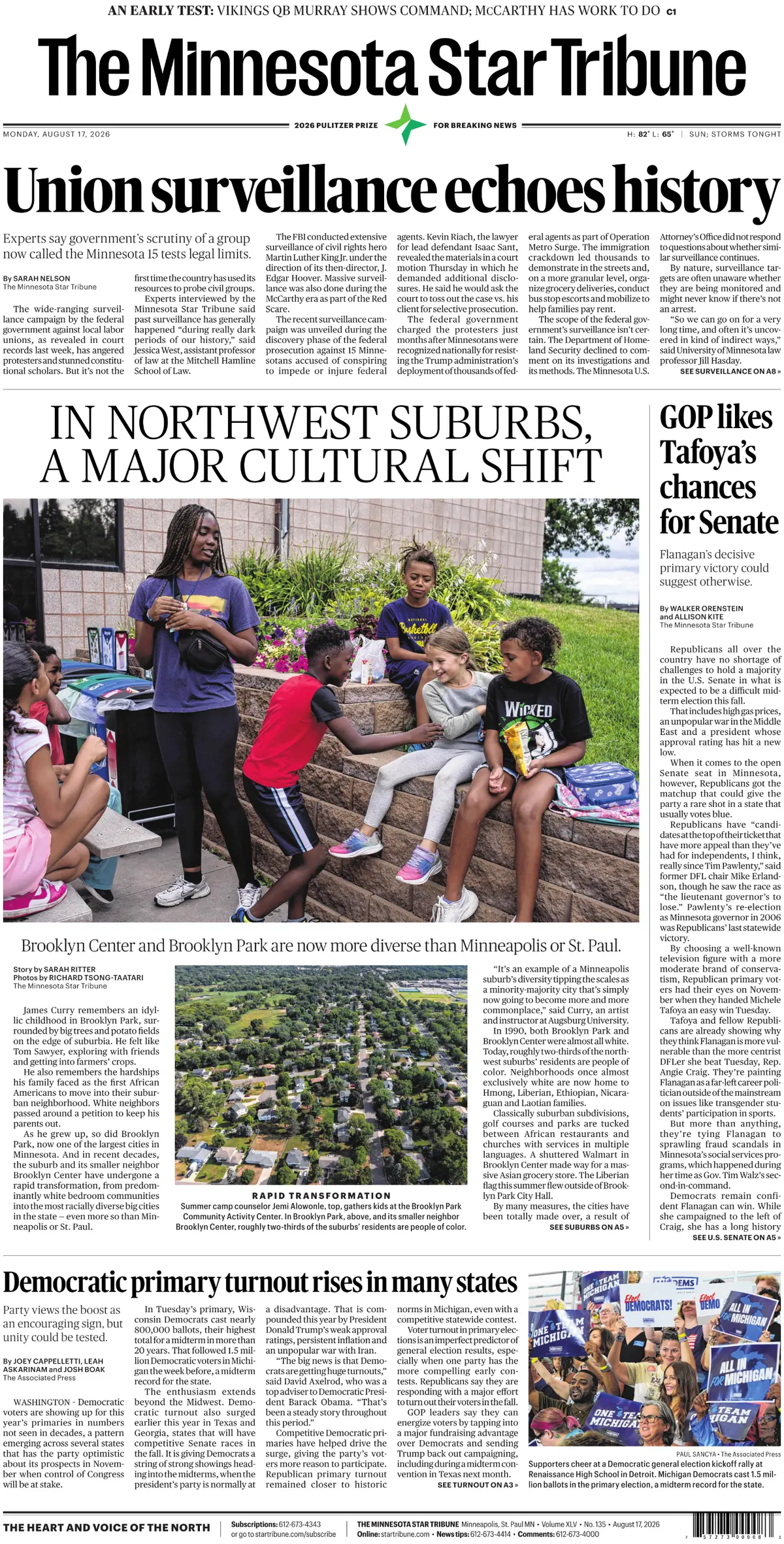 The Minnesota Star Tribune
