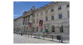 Photograph of exterior of Somerset House in London, where the Sony World Photography Awards 2024 exhibition is taking place