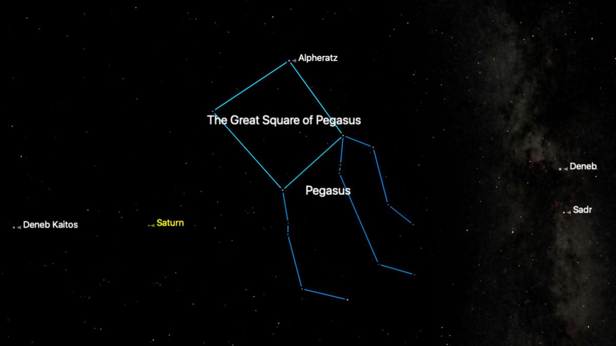 constellation on Starry Night software