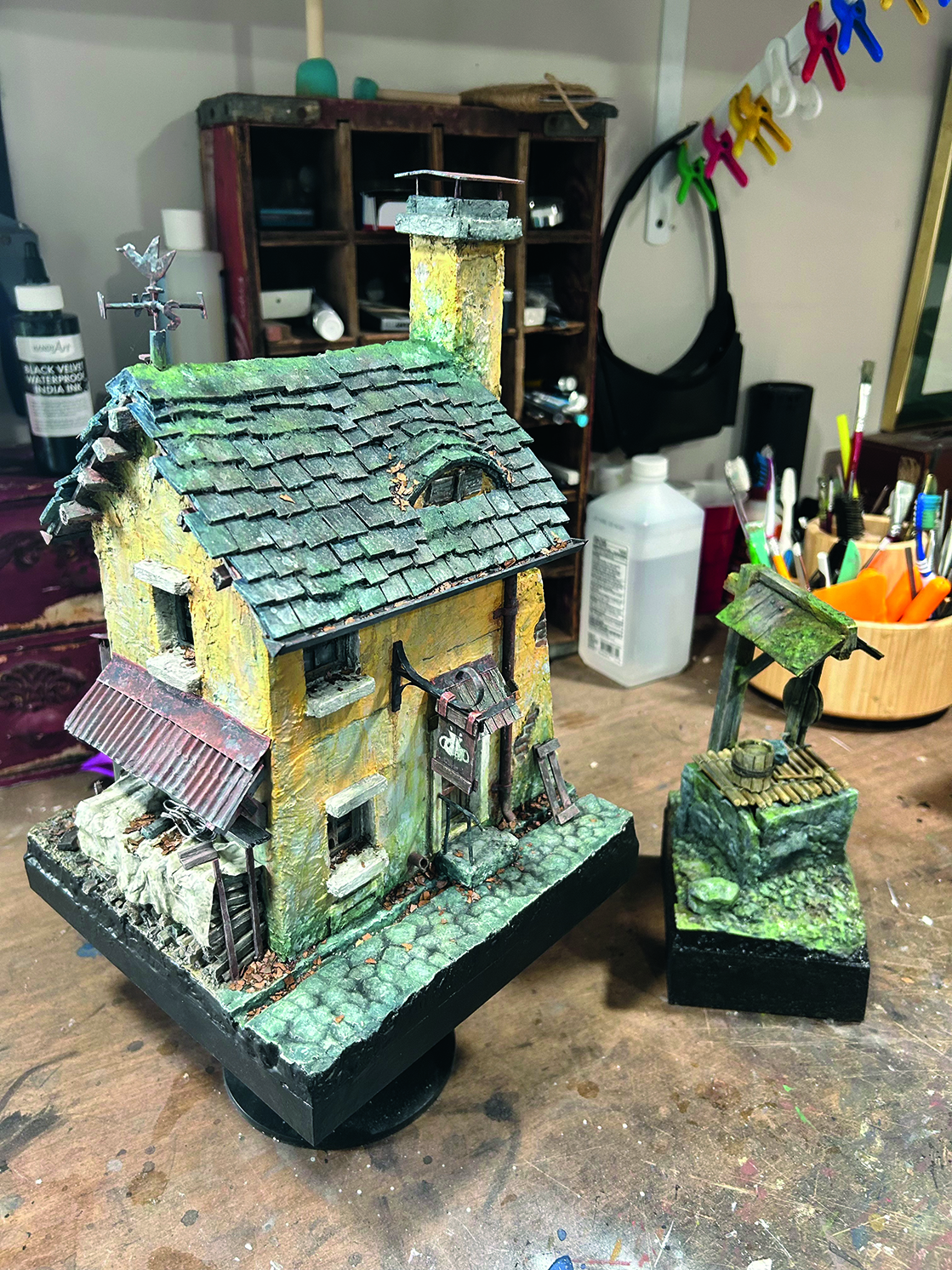 A model of a house