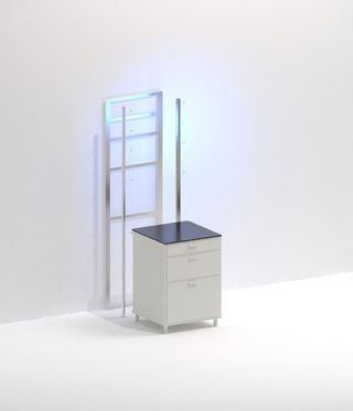 white cupboard unit