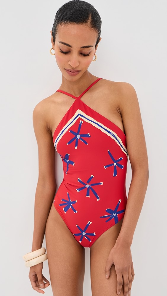 Staud Cadence One Piece Swimsuit