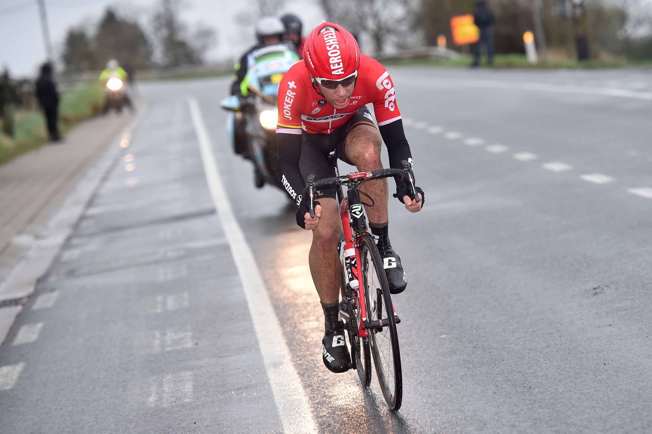 Jurgen Roelandts (Lotto Soudal) put in an impressive solo attack