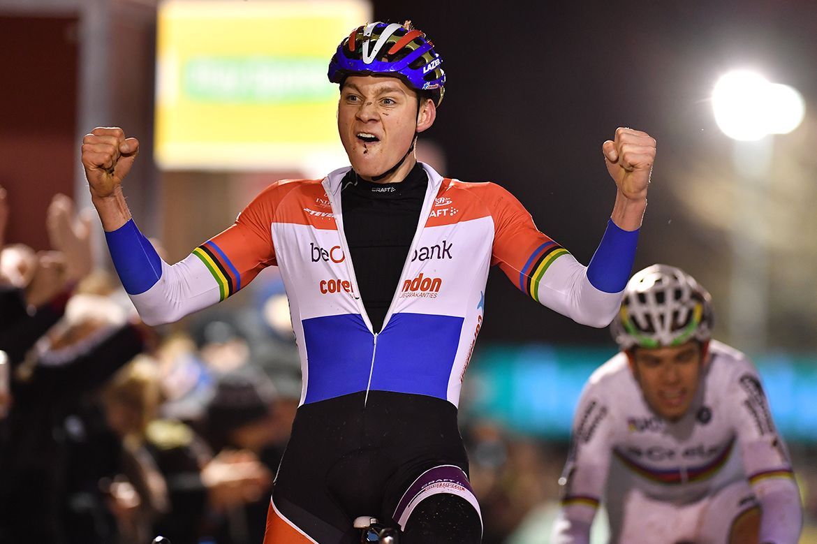 Mathieu van der Poel wins in Diegem