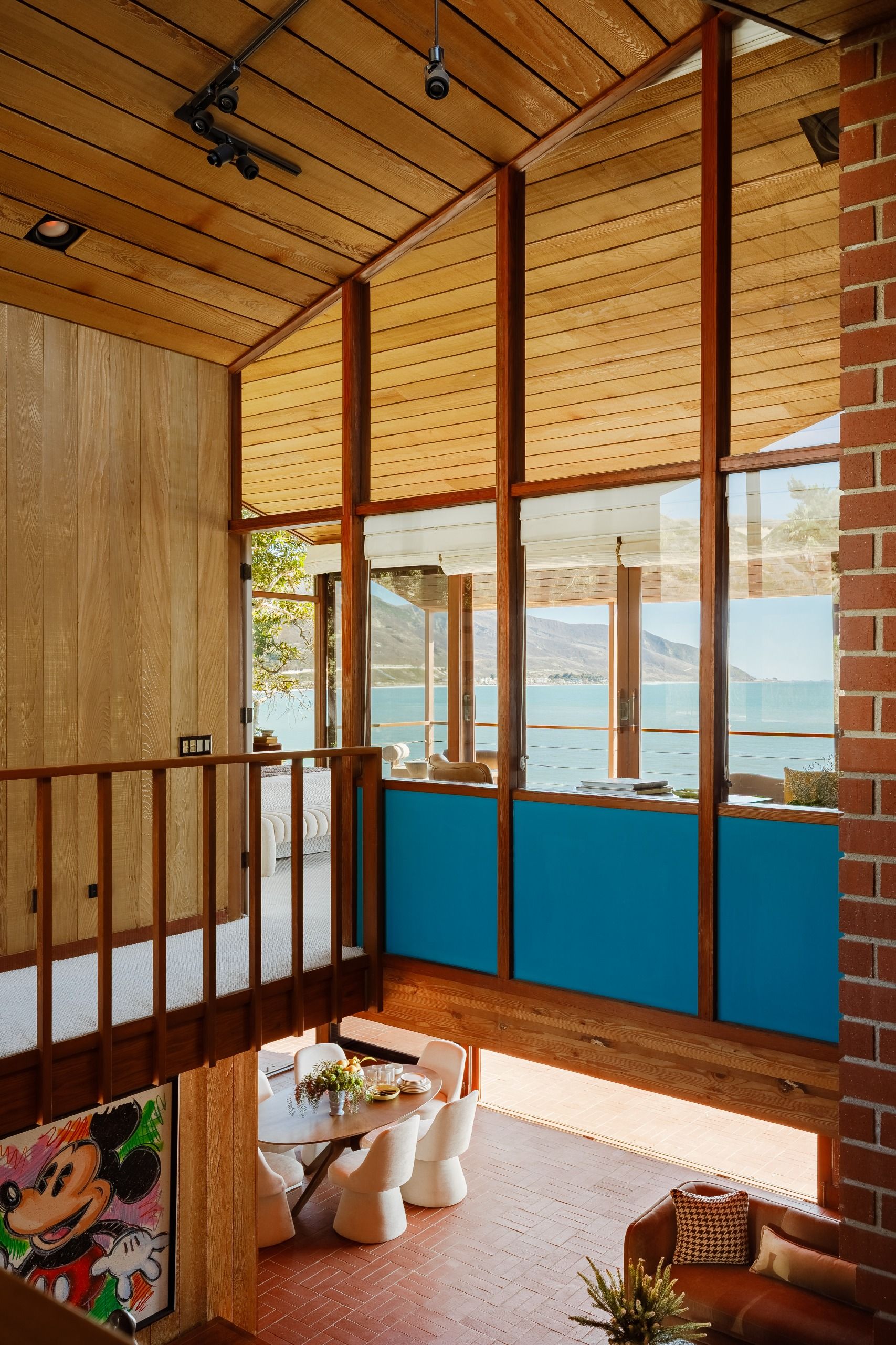 The atrium and galleried landing