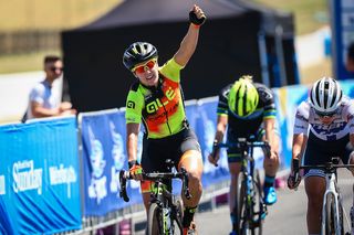 Chloe Hosking (Ale Cipollini) wins stage 1 of the 2019 Women's Herald Sun Tour