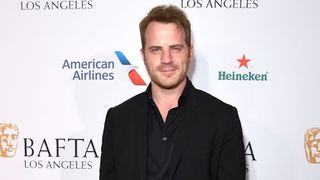 Rob Kazinsky on the red carpet