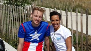 Me and Kelly Holmes. Just because she met me once.