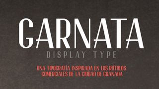 Free font: Garnata