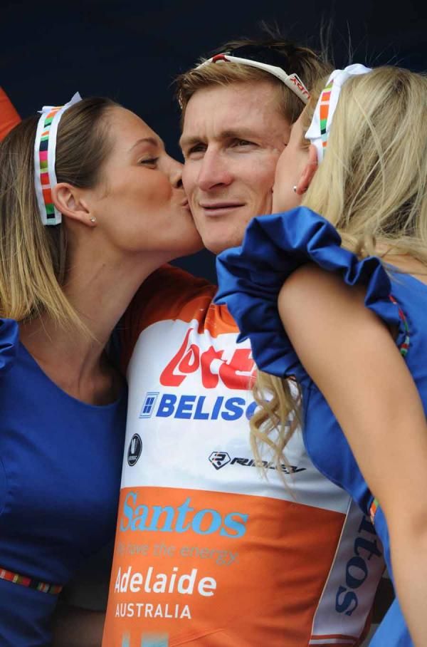 Andre Greipel (Lotto Belisol) has a fine record at the Tour Down Under.