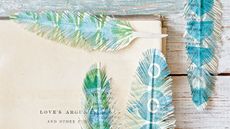 Paper crafts: how to make feather decorations