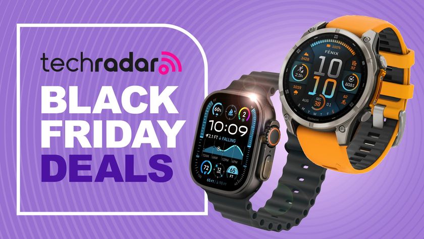 Apple Watch Ultra 3 and Garmin Fenix 8 on TechRadar deals banner