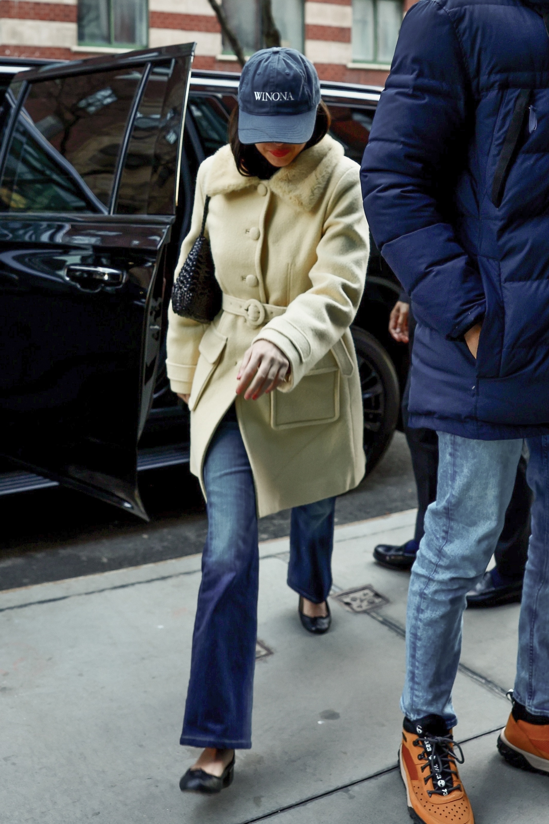 Olivia Rodrigo wears the spring 2026 ballet flat trend with jeans