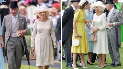 Queen Camilla kept it classic and unfussy in a cream outfit 