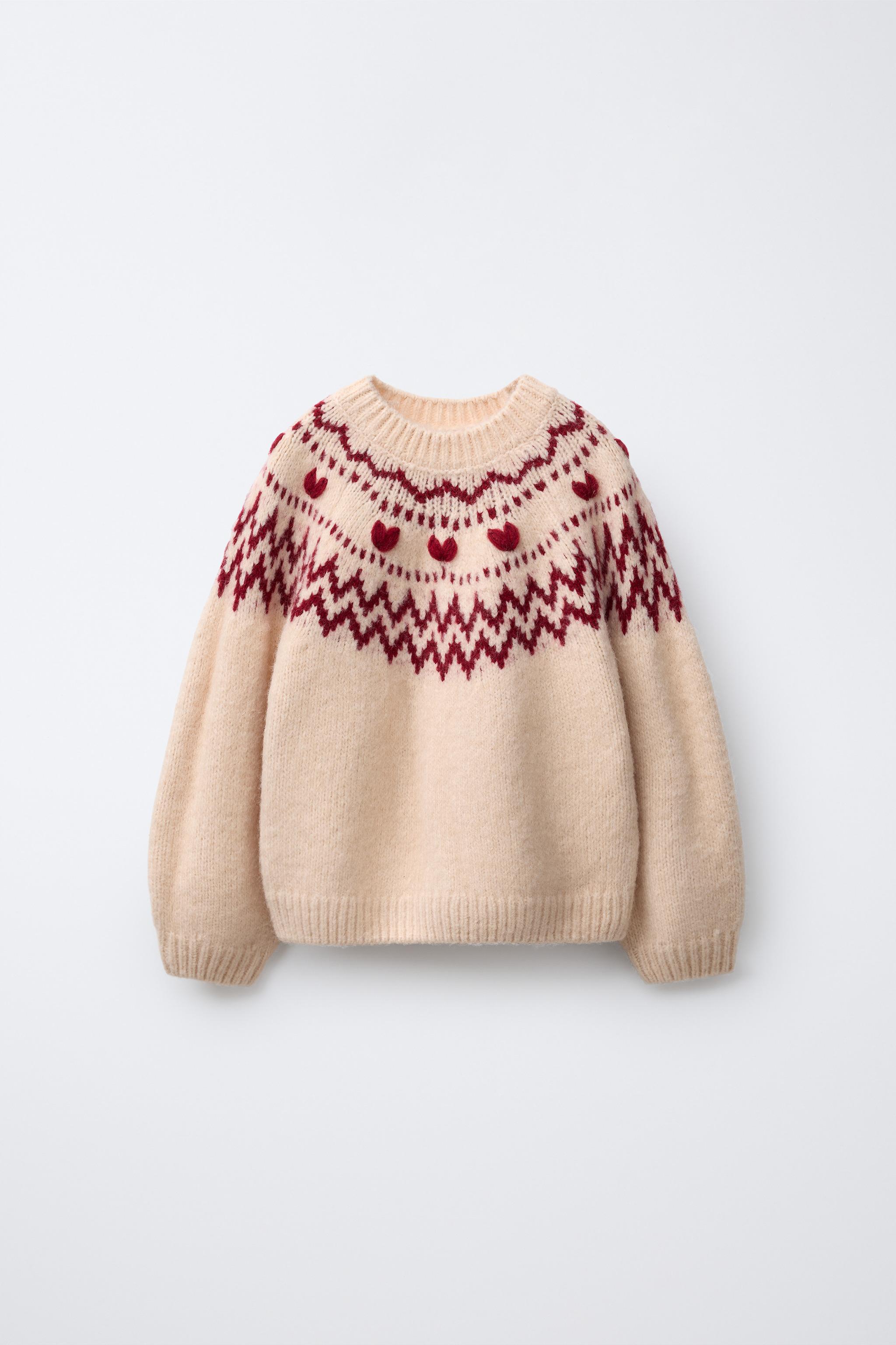 Heart Jacquard Knit Jumper