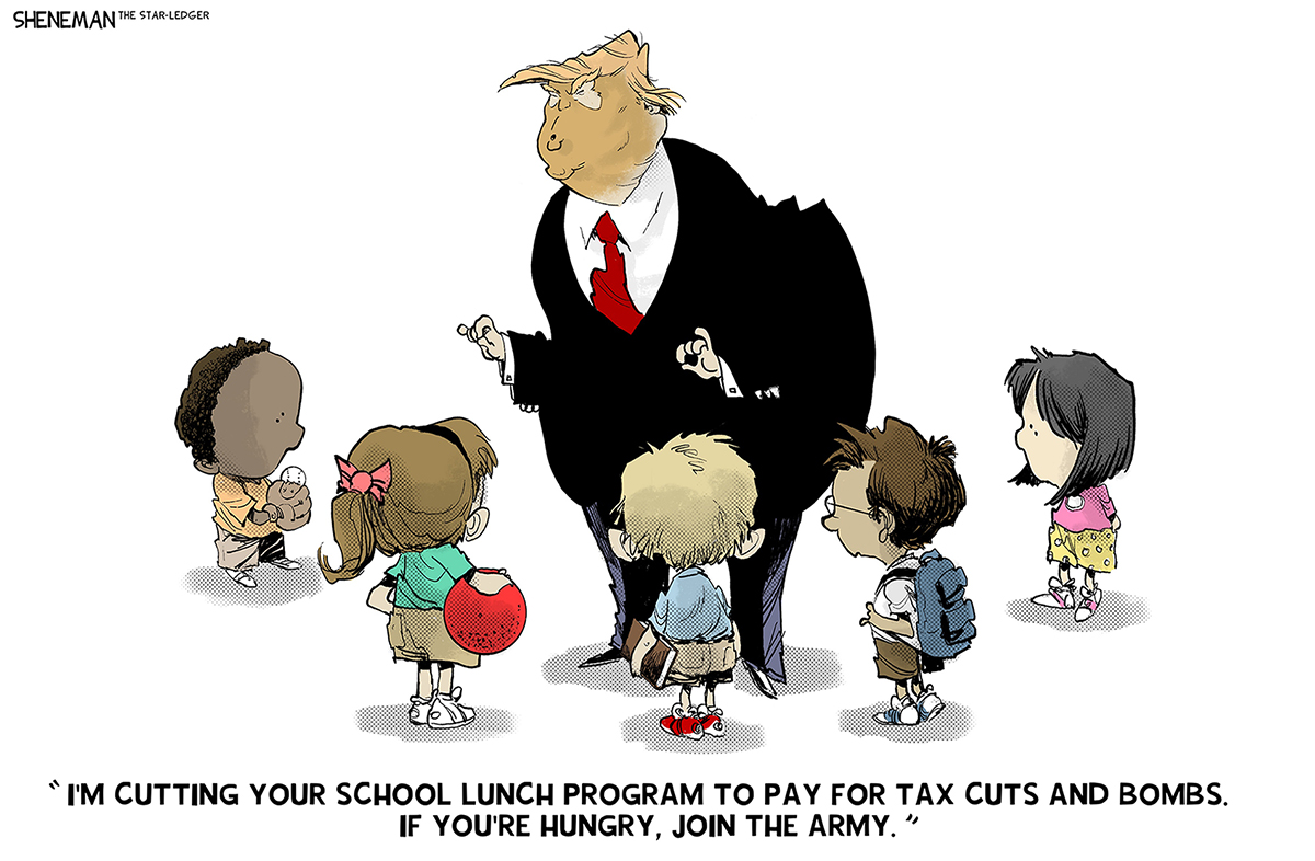 Political cartoon