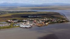 The fishing town of Dillingham, Alaska, is seen in the state's Bristol Bay region
