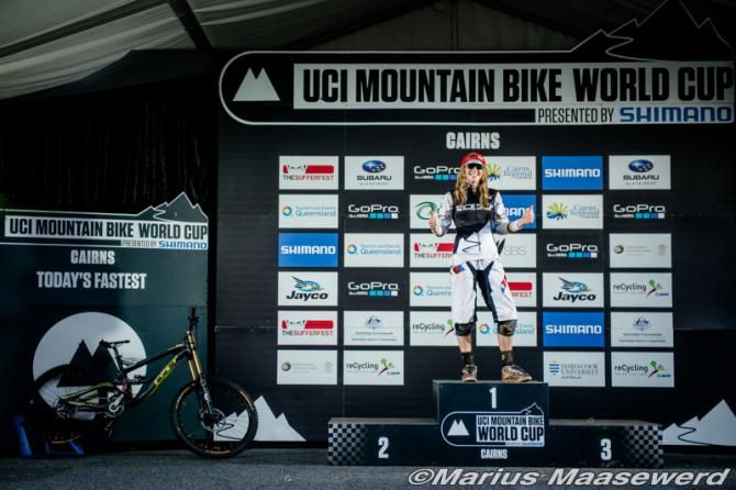 World Cup,leader Rachel Atherton