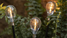 Outdoor solar powered path finder lights