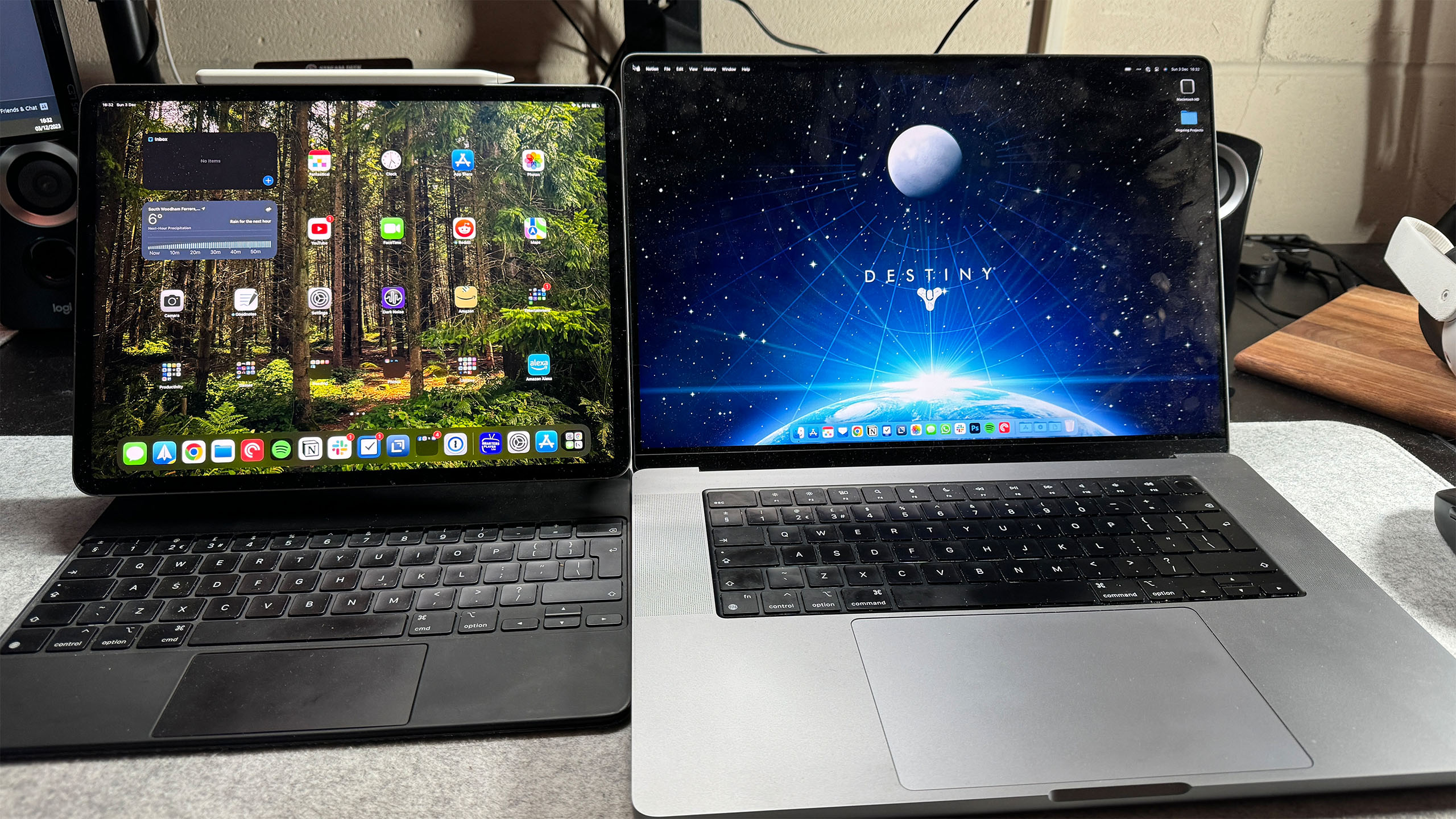 iPad Pro 12.9-inch and MacBook Pro 16-inch