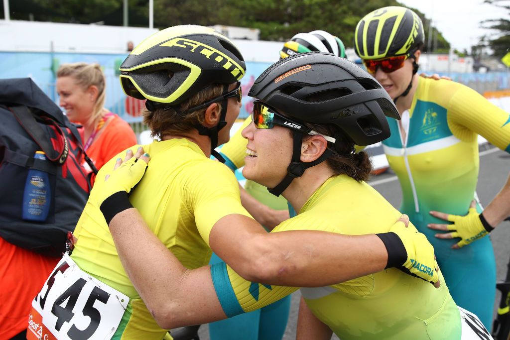 Celebrations among the Australian team