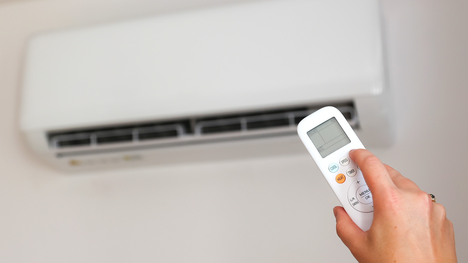 Controls with an air conditioning unit 