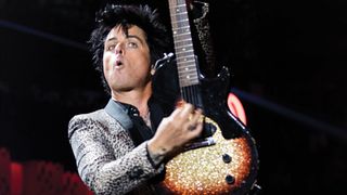 Billie Joe Armstrong performs live with Green Day