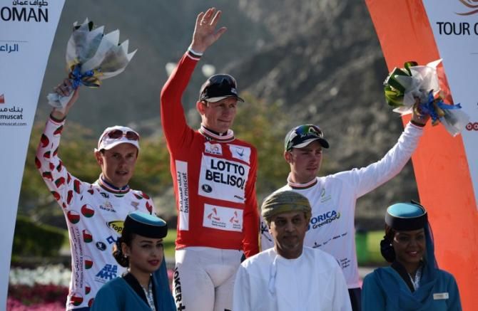 Andre Greipel (Lotto Belisol) took over the lead in Oman