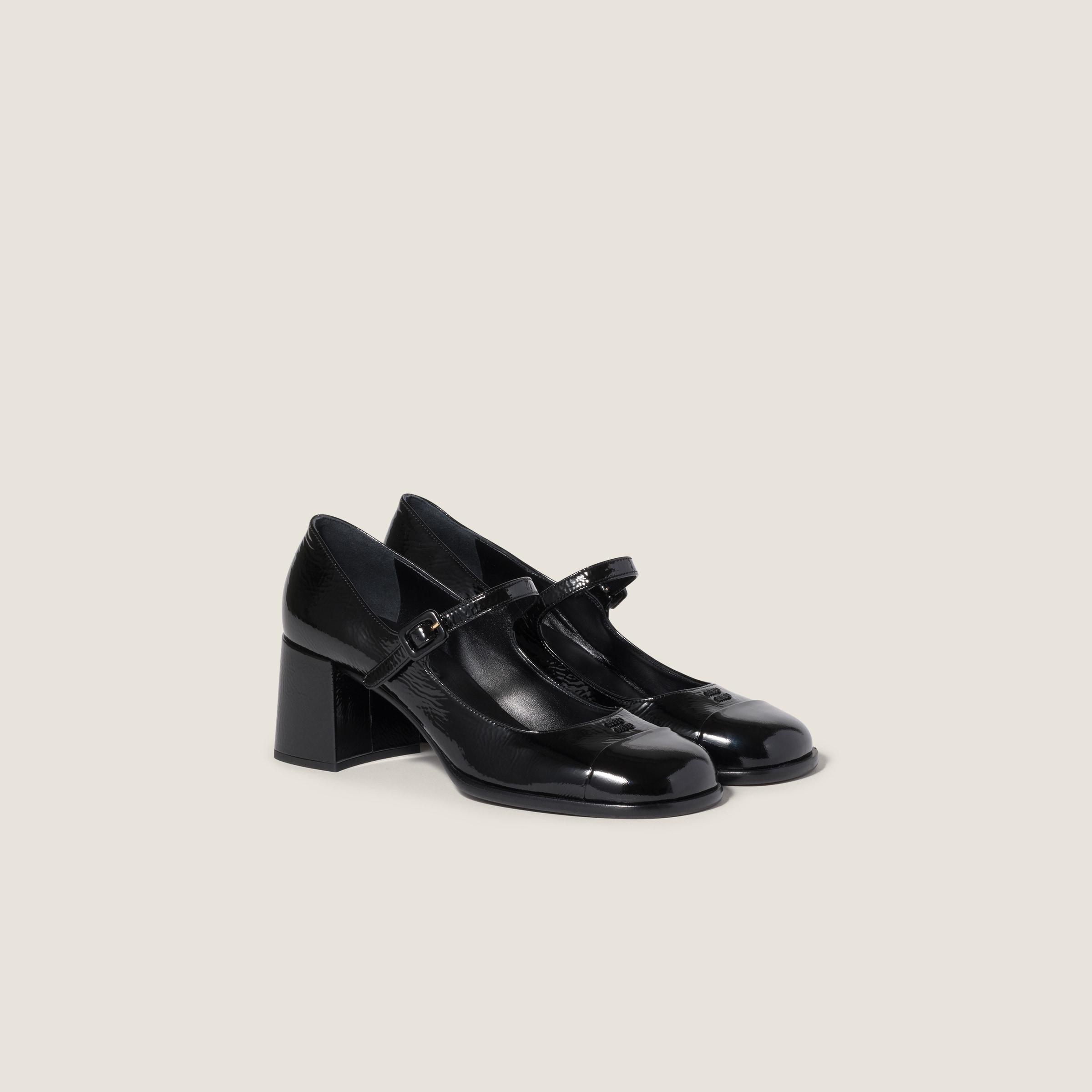 Patent Leather and Naplak Leather Pumps