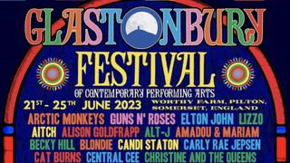 Glastonbury 2023 poster