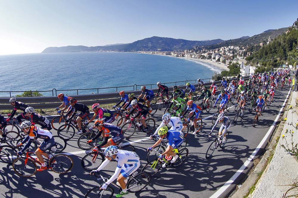 The sun was out for the Italian race