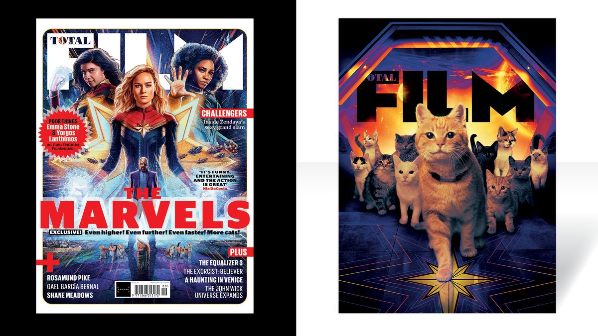 The Marvels fly onto the cover of Total Film magazine | GamesRadar+