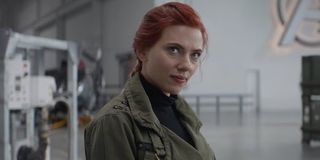 Scarlett Johansson as Black Widow in Avengers: Endgame