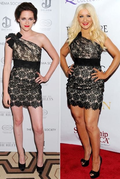 Kristen Stewart and Christina Aguilera - Who wore it best?