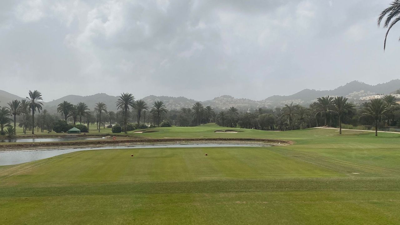 A view of the 16th hole at La Manga