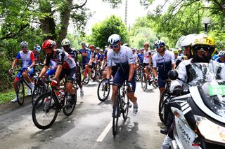 The peloton protest due to lack of safety and multiple crashes during the 108th Tour de France 2021