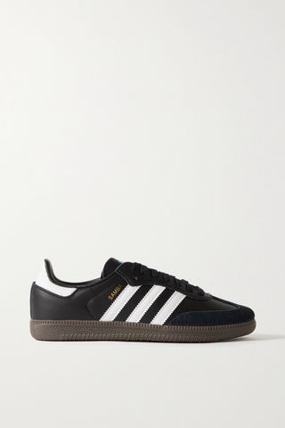 Samba Og Suede-Trimmed Leather Sneakers
