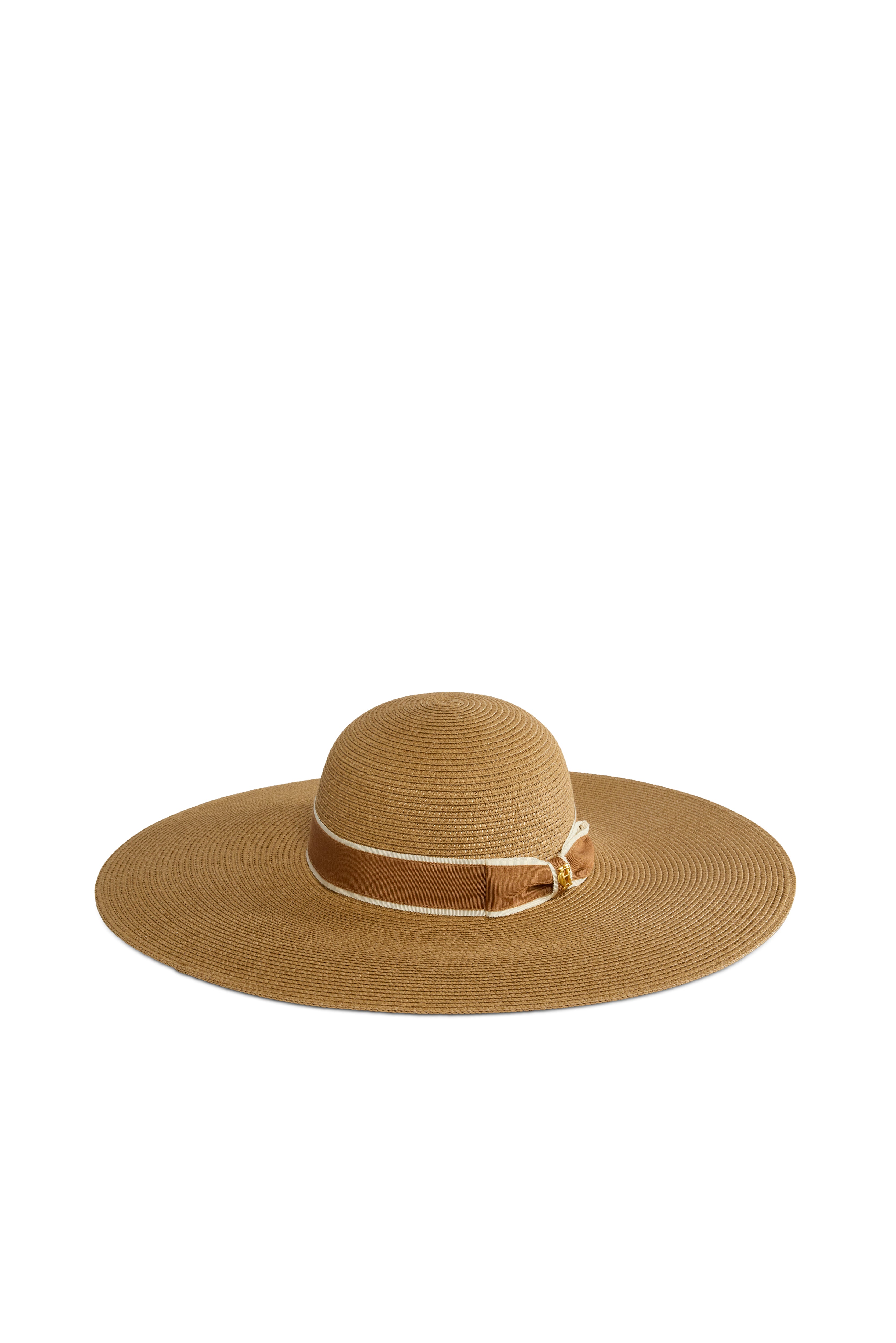 Amalfi Wide Brim Hat (camel Tan)