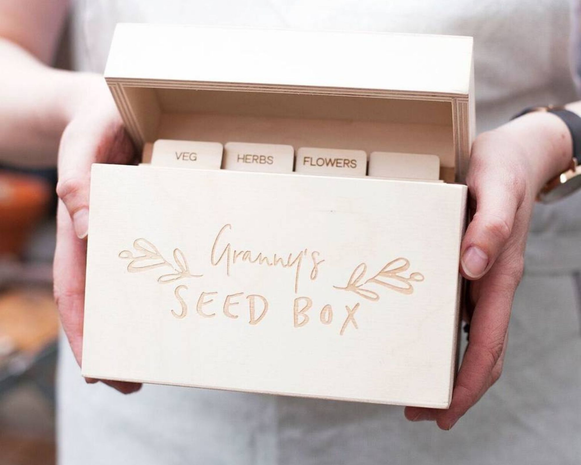 Clouds and Currents Gardener's Seed Storage Box