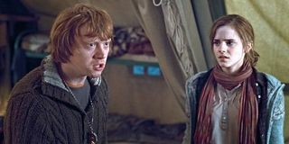 Rupert Grint and emma Watson in Harry Potter