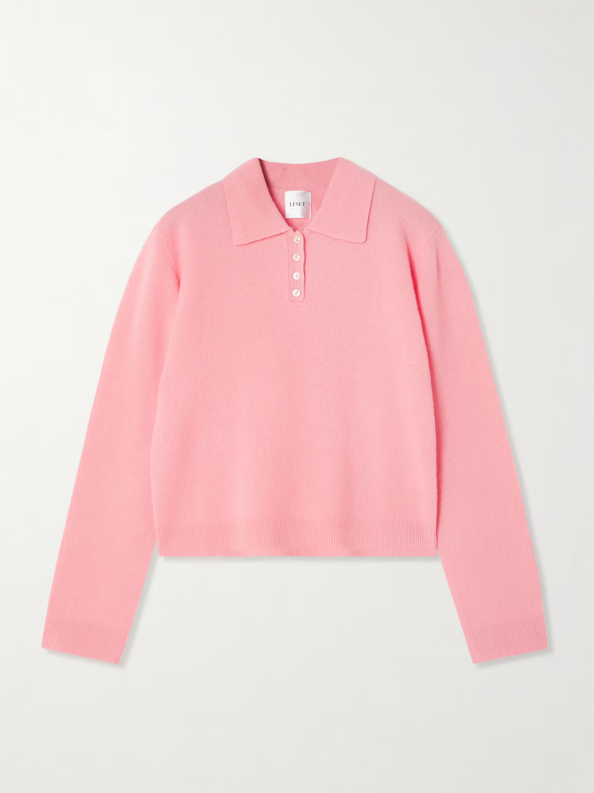 LESET, Jesse Wool Polo Sweater