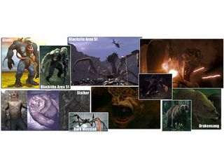 Comparison of PC monsters and Hollywood monsters.