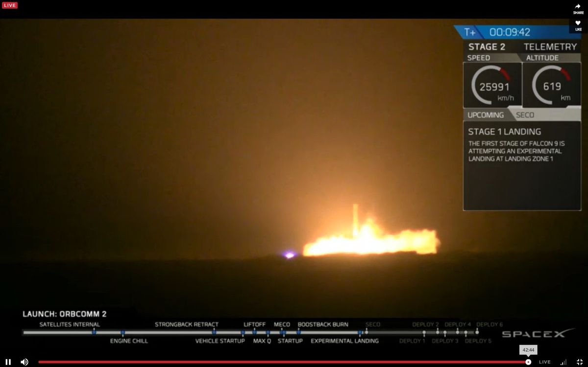 SpaceX's Epic Falcon 9 Rocket Landing in Pictures | Space