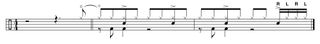 Example 5a: Bass drum placement