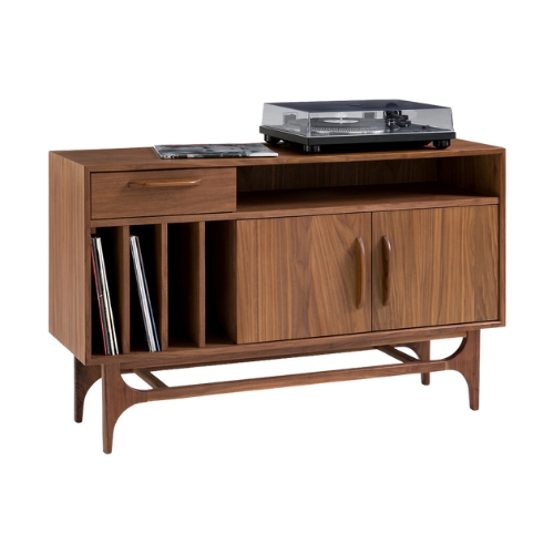La Redoute, Larsen Walnut Vinyl Storage Cabinet